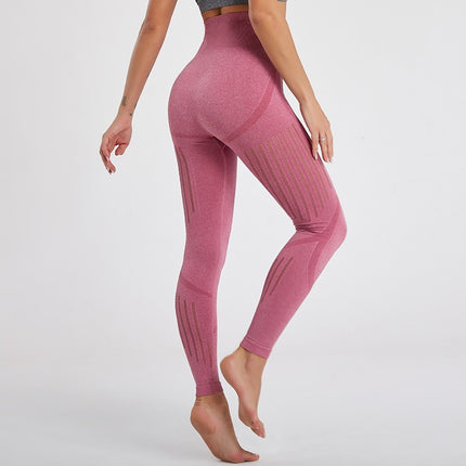 American Style Sports Style Yoga Pants Nine Points Women's Hip Yoga Pants Women's Yoga Pants Peach Hip Seamless Fitness Pants