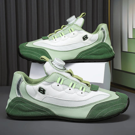 Trendy Height Increasing Men's Shoes Casual All-match Leather Mesh Mesh Breathable Factory Outlet Men's sneaker