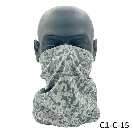 Outdoor Seamless Versatile Magic Headscarf for Men and Women, Cycling Mask, Neck Gaiter, Windproof Neck Scarf, Summer Sun Protection, Quick-Drying