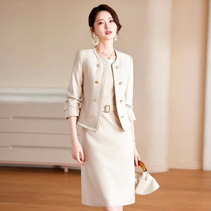 High-end professional suit female fashion temperament goddess fan formal wear formal wear manager jewelry store sales department overalls female