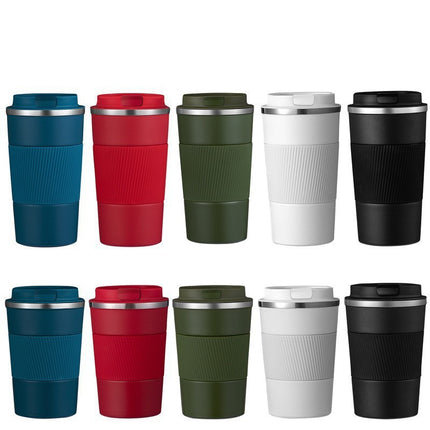 304 Stainless Steel Vacuum Insulated Coffee Cup 500ml Business Office Cup Outdoor Travel Car Cup Wholesale Cross-Border