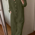 Army green trousers / S