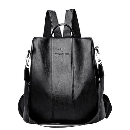 Backpack New Anti-theft Women's Backpack Korean Style Simple All-match Shoulder Bag Fashionable Elegant Student Backpack
