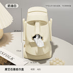Creative multi-functional tissue box-milk white