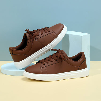 Jinjiang shoes Korean fashion thick-soled skateboard shoes for lovers casual flat-soled sneaker soft-soled comfortable white shoes for women