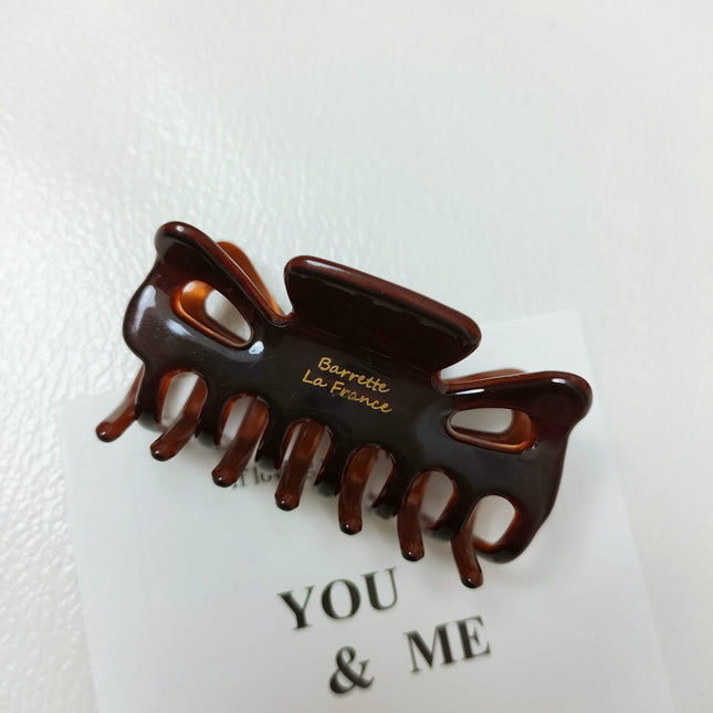Korean Style New Acetic Acid 5.8cm Grab Clip Fresh Simple Hairpin High-grade Hair Accessories Hair Shark Clip