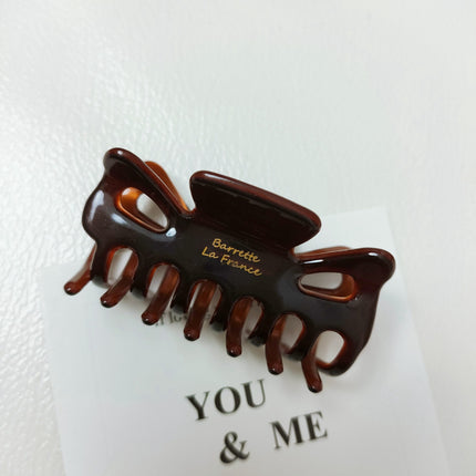 Korean Style New Acetic Acid 5.8cm Grab Clip Fresh Simple Hairpin High-grade Hair Accessories Hair Shark Clip