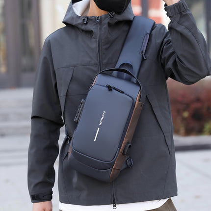 Men's Anti-Theft Password Lock Chest Bag, Travel Essentials, Large Capacity Wholesale, Massive Inventory, Quick Delivery, Customizable Crossbody Bag