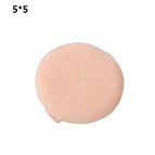 Round skin tone powder puff