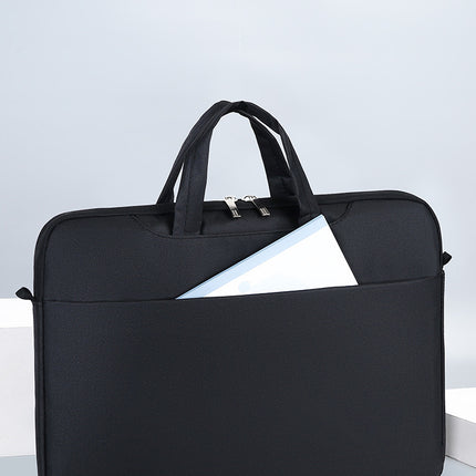 Duohe Laptop Bag Portable Fleece Shock-proof Cotton Inner Bag Briefcase Waterproof Crossbody Printable