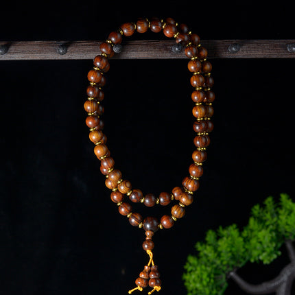 Black Rosewood Apple beads spacer beads accessories Buddha beads bracelet jewelry unisex ethnic style hanfu all-match