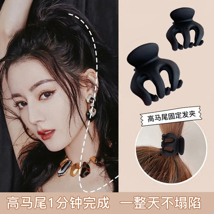 Internet red high ponytail grip clip fixed artifact small clip headdress hairclip girl back of head shark clip anti-collapse hairpin