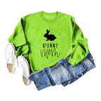 Fluorescent green sweater (black font) / S