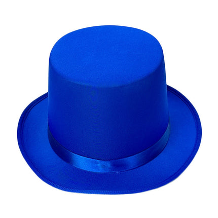 British Retro Gentleman Hat Black High Top Jazz Hat Stage Magic Hat Kidsren's Performance Hat Fashion High Top Hat