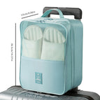 Sky blue extra large new twill material [can hold approximately 3-4 pairs of shoes above size 42]