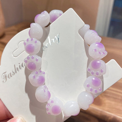 Cat's Claw Bodhi Wrapped Finger Soft Student Play Bracelet Children's Day Gift for Students Cute Large Handmade Beading Wholesale