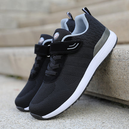 Sports Shoes for Women, Autumn Breathable Mesh, Middle-Aged and Elderly Mothers' Running Soft-Soled Walking Shoes for the Elderly