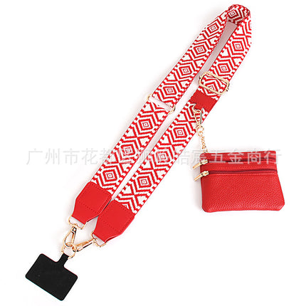 Amazon's Best-Selling Mobile Phone Cross-Body Shoulder Strap Coin Purse Hand-Held Detachable Mobile Phone Gasket Wide Shoulder Strap Mobile Phone Lanyard