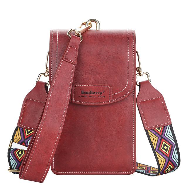 Baellerry New Crossbody Bag for Women K-Style Casual Versatile Large Capacity High-End Crossbody Mobile Phone Bag for Women
