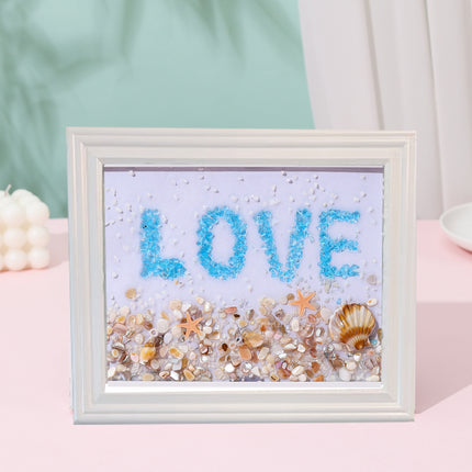 Cross-border New DIY resin art Kit Sea Glass Painting Craft Art Handmade Gift Material Bag Ocean