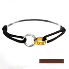 Brown rope + two-color accessories