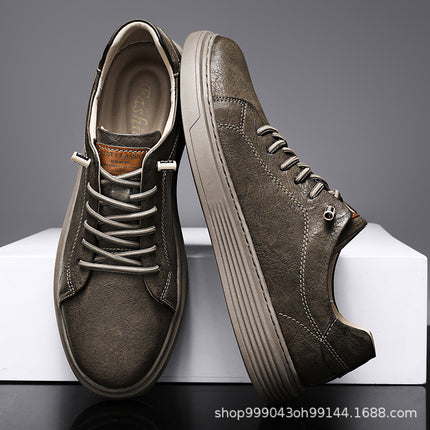 Summer Breathable Casual Board Shoes Men's British Fashion All-match Casual Shoes Non-slip Wear-resistant Lazy Shoes plus size 47