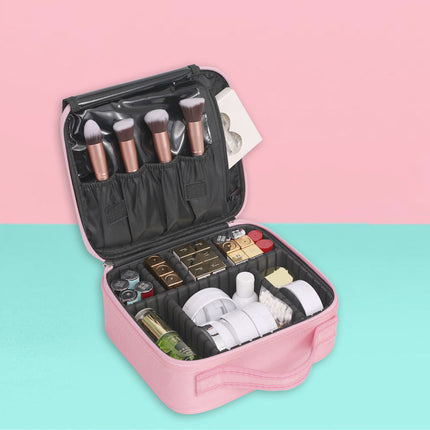 High-Value Cosmetic Bag Large Capacity Outgoing Clutch Bag Waterproof small size Mini Pink Oxford Cloth Korean Style Makeup Bag