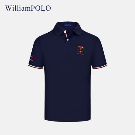 King's Paul Men's Polo Shirt Short-sleeved T-shirt Breathable Business Top Men's Short-sleeved T-shirt High-end Led T-shirt
