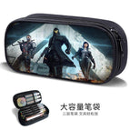 Waterproof, scratch-proof, non-fading, large-capacity three-layer pencil case / B44363