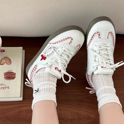 2025 Niche Design Ballet Training Shoes for Women, Summer with Skirt, White Shoes, Thin-Soled Sports and Leisure Sneakers