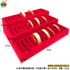 Three-layer 42-cell wide bracelet live broadcast station (imported red) / Please see detailed picture size