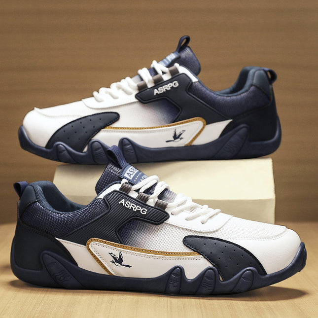 2025 New Summer Sneakers for Men, Breathable Casual Mesh Trendy Lightweight Korean Style Soft Sole Versatile Student Running Shoes