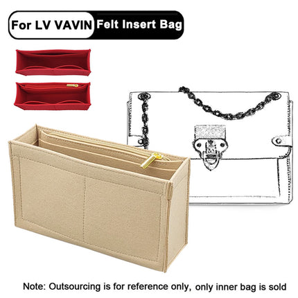 Felt inner container for Vavin BB small size handbag bag inner lining bag support storage finishing bag ultra-light inner bag