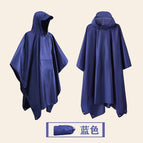 Blue [cloak style] drawstring style / One size fits all【40kg to 100kg】