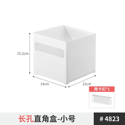 Desktop Storage Box Kitchen Cabinet Sink Tableware Chopsticks Cosmetics Sundries Station Stationery Books Snacks