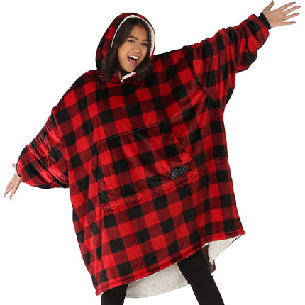 Lazy Blanket Tv Blanket Autumn and Winter Home Warm Sleepwear Pullover Anti-Cold Sweatshirt Thick Flannel Wearable Blanket