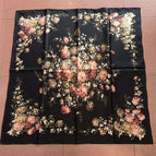 05 Black Flowers / 90cm