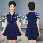 Send swimming cap 026-conjoined-navy blue / 3XL