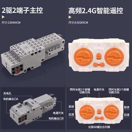 Science and Education Maker Compatible with Lego Moc Power Toys Technology App Programming Building Blocks Pf Motor Motor Intelligence