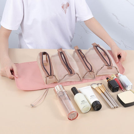 New Cosmetic Bag Four-In-One Travel Portable Multi-Functional Large-Capacity Removable Toiletry Storage Bag