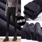 Cropped pants-composite plus fleece / S