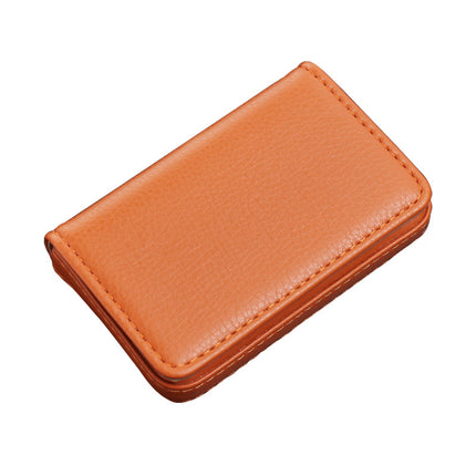 In-Stock Wholesale Pu Business Card Holder, Business Card Case, Business Card Wallet, Company Gift, Faux Leather