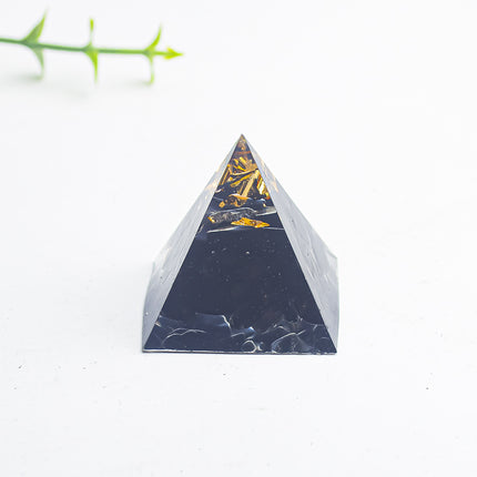 Foreign Trade Amazon Natural Crystal Gravel Glue 3cm Pyramid Home Office Desk Decoration Ornaments Raw Ore