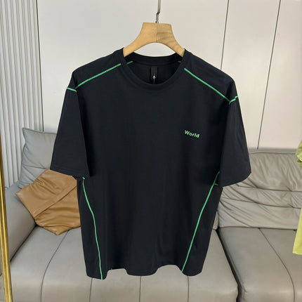 Technology Feels Cold! Summer Men's Outdoor Thin Casual Round Neck Quick-Drying Breathable Loose Men's Short-Sleeved T-Shirt