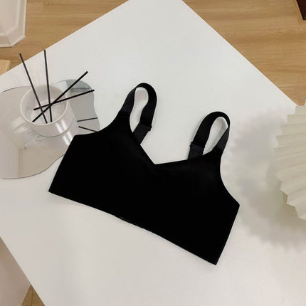 Large Shoulder Strap Latex Jelly New Style Anti-Sagging Small Chest Gathering and Shaping Large Size Lifting Bra