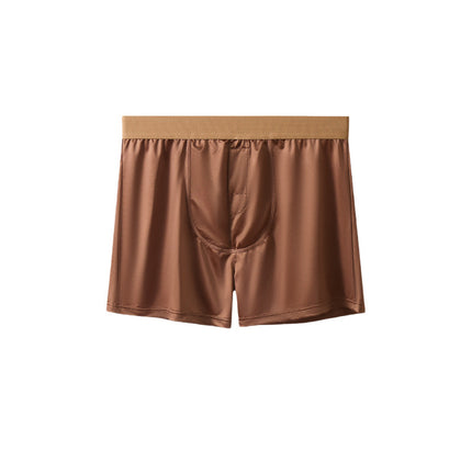Ice Silk Men's Breathable Arlo Pants Summer Traceless Cool Sense Men's Underwear Antibacterial 2025 New Four-Corner Shorts