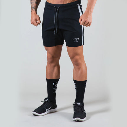 2021 spring and summer new elastic fitness shorts muscle fitness brother running sports leisure shorts men's wholesale