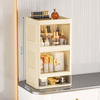 10BC flat lid three-layer cream white smoke 2 doors 1 drawer