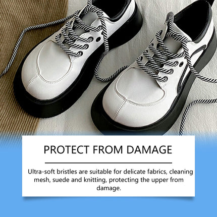 Jakehoe Sports Shoe Cleaner White Shoe Foam Cleans Quickly Removes Stains Without Damaging the Upper Comes with a Brush Head