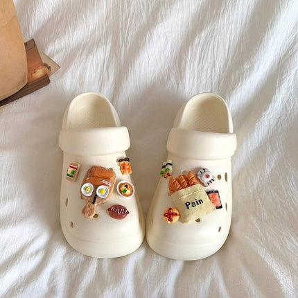 Trendy Thick-Soled Eva Clogs for Girls, Summer 2026 Outdoor Wear, Non-Slip, Odor-Resistant, Ultra-Comfortable Beach Shoes